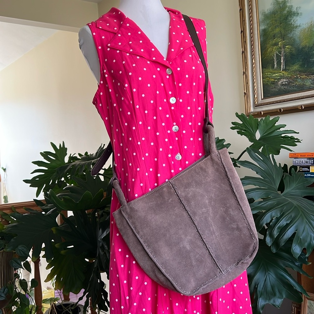 the sak 🌟 Los Feliz Slouchy Crossbody Purse, super soft bag, mushroom brown